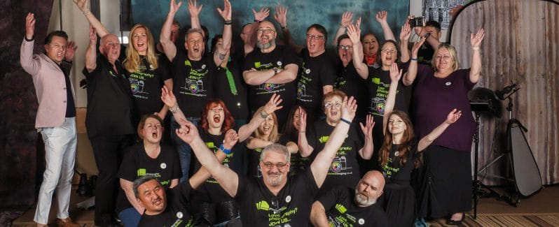 A photo showing a group of people who are all Welshot Imaging Photographic Academy Team Leaders