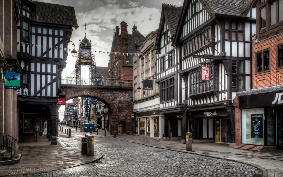 Colour Photo of Buildings in Historical Chester - all photos taken on a Welshot Photographic Academy Workshop