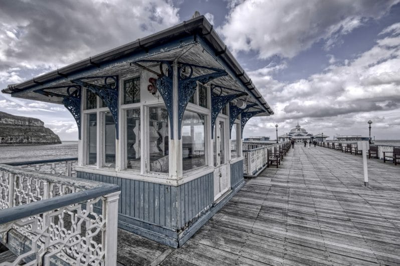 Photograph of a concession shop on the Llandudno prom in North Wales.  Taken on a Welshot Photographic Workshops and Events 