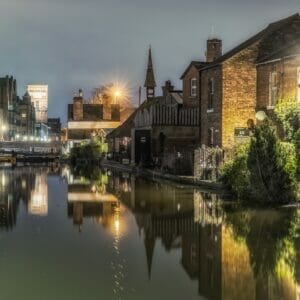 Photo taken in lowlight along the Shropshire Union Canal in Chester. Photo taken by Mark Carline