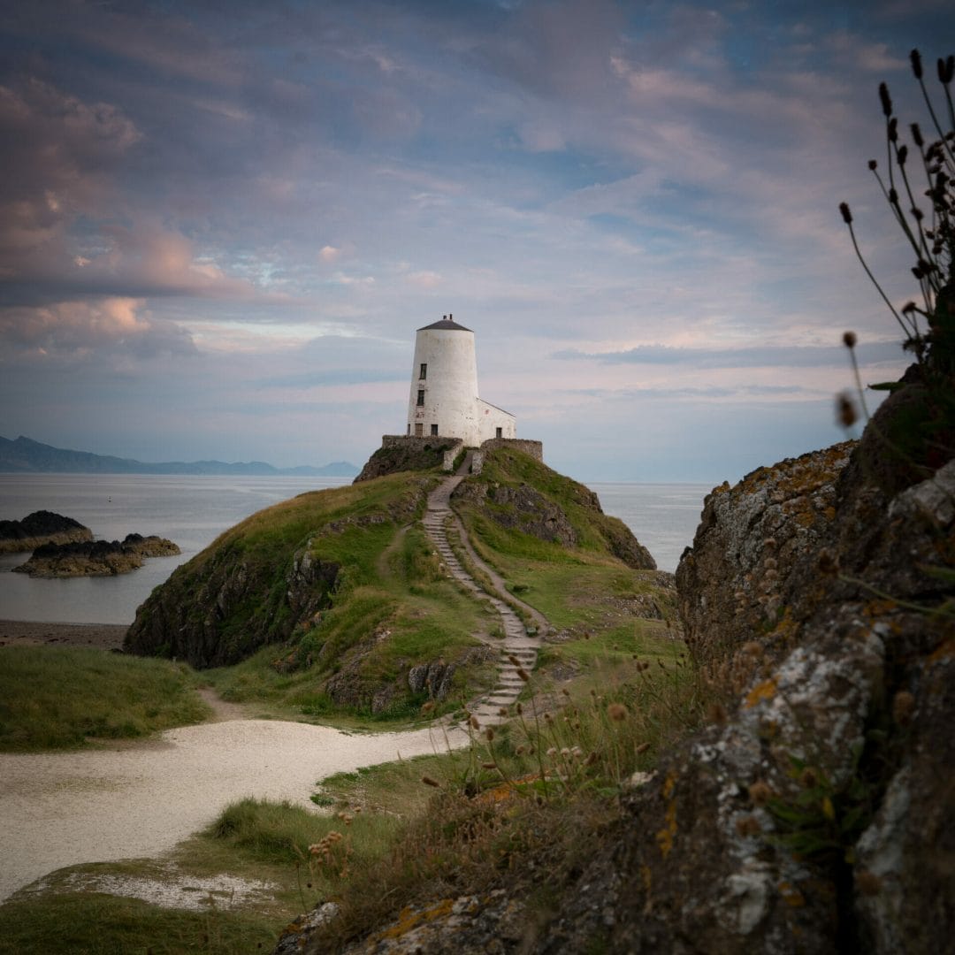 Photo of the old lighthouse on Llanddwyn Island, Anglesey - Taken on a Welshot Photographic Workshop
