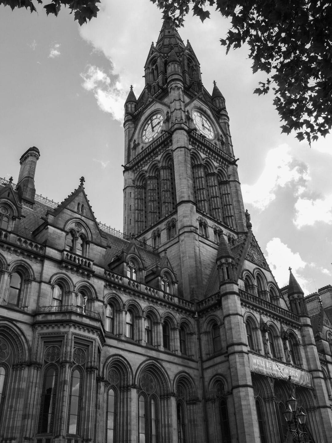 Black and White Photograph of an ornate building - WelshotRewards Day - Architectural Photography in Manchester