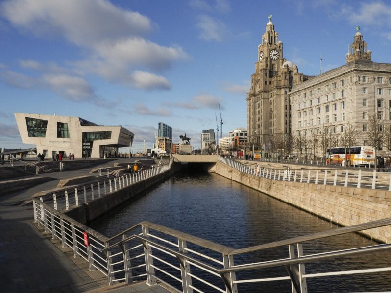 Photograph of historic building and canal area of Liverpool - Creative Photography – City & Riverscape in Liverpool – Roving Academy Evening